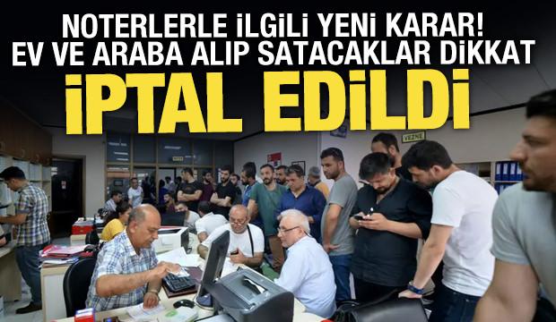 AYM, noterlerin tatil g&uuml;nlerinde &ccedil;alışmasının y&ouml;netmelikle d&uuml;zenlenmesini iptal etti