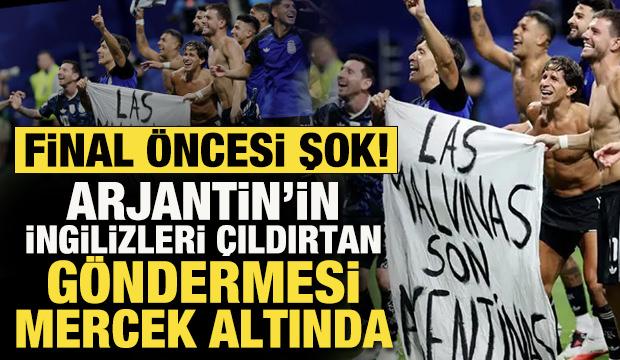 FIFA harekete ge&ccedil;ti! Arjantin'in İngilizleri &ccedil;ıldırtan 'Falkland' g&ouml;ndermesi masada