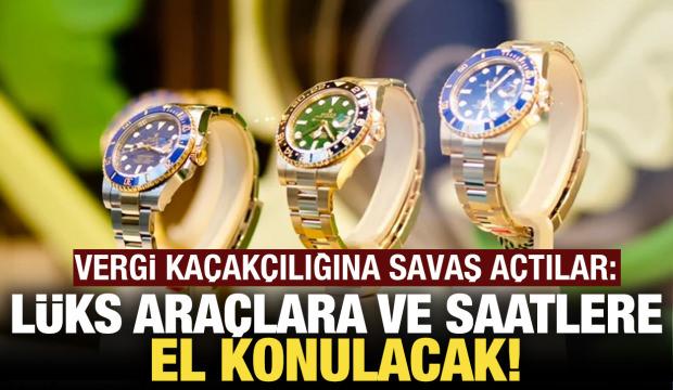 L&uuml;ks ara&ccedil;lar ve saatlere el konulacak! Almanlar kemeri sıktı
