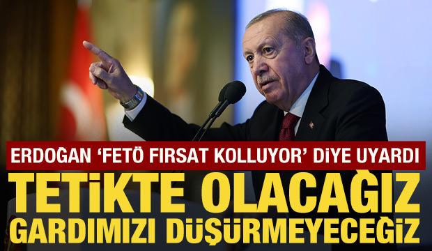 Meclis'te 15 Temmuz anma t&ouml;reni: Cumhurbaşkanı Erdoğan'dan FET&Ouml; uyarısı