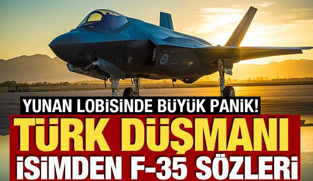 Yunan lobisinde b&uuml;y&uuml;k panik! T&uuml;rk d&uuml;şmanı Titus'tan F-35 s&ouml;zleri
