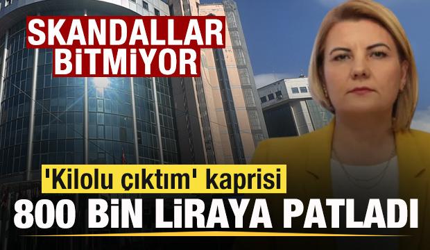 Bir skandal daha ortaya &ccedil;ıktı! 'Kilolu &ccedil;ıktım' kaprisi 800 bin liraya patladı