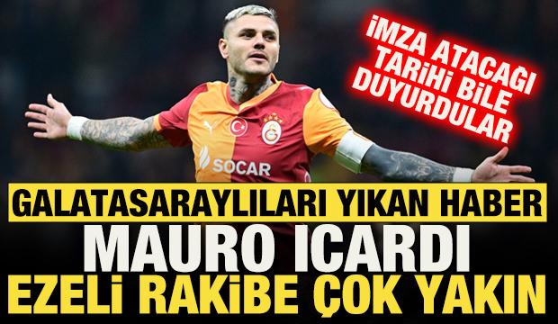 İş sadece imzaya kaldı! Galatasaraylıları yıkan haber: Mauro Icardi ezeli rakibe &ccedil;ok yakın