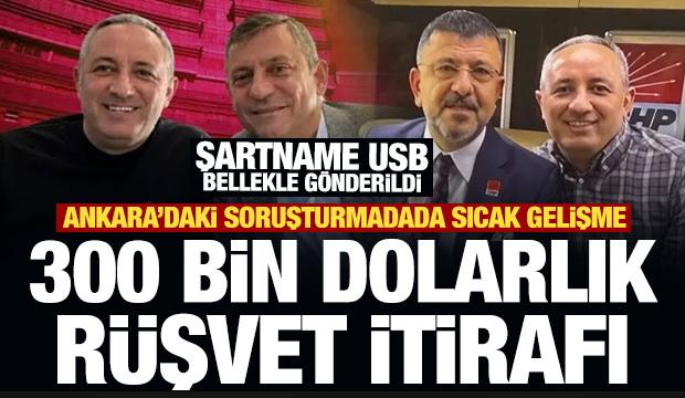 &Ccedil;ankaya Belediyesi soruşturmasında 300 bin dolarlık r&uuml;şvet itirafı