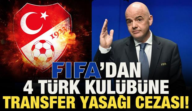 FIFA 4 T&uuml;rk kul&uuml;b&uuml;ne transfer yasağı verdi!