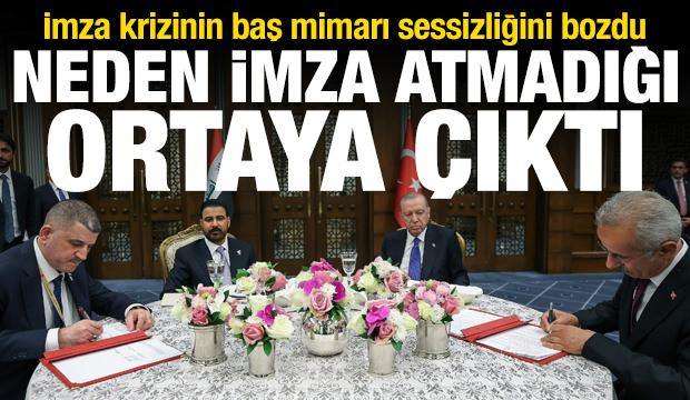 Iraklı Bakan'dan imza krizine ilişkin a&ccedil;ıklama