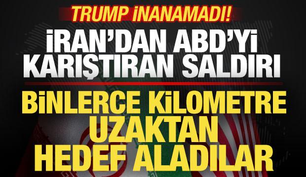 İran'dan ABD'yi karıştıran saldırı! Binlerce kilometreden hedef aldılar! Trump inanamadı!