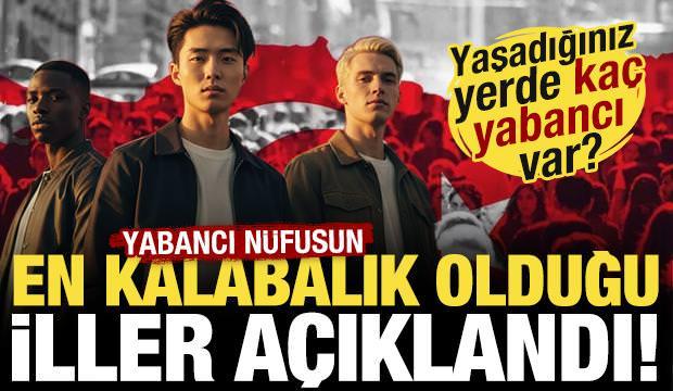 Yabancı n&uuml;fusun en fazla olduğu iller a&ccedil;ıklandı! İşte yaşadığınız yerdeki yabancı sayısı