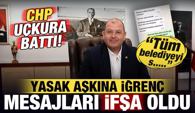 CHP u&ccedil;kura battı! İlkay &Ccedil;i&ccedil;ek'in yasak aşkına iğren&ccedil; mesajları ifşa oldu: T&uuml;m belediyeyi..