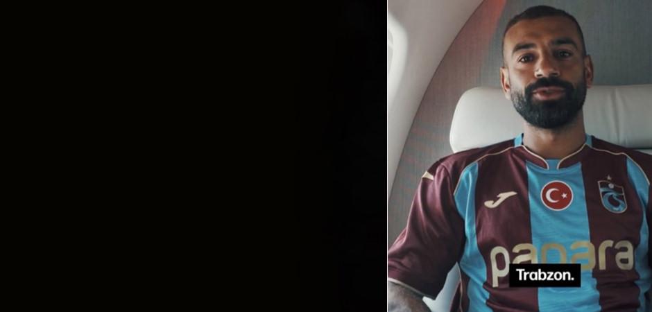Salah, formayı giydi taraftarı coşturdu: Bize her yer Trabzon!