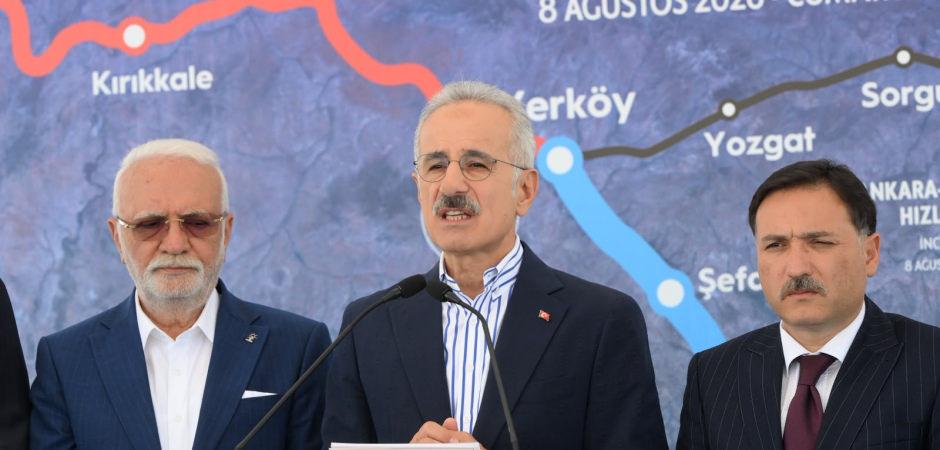 Kayseri - İstanbul arası 5 saate, Kayseri - Ankara arası da 1 saat 45 dakikaya d&uuml;şecek!