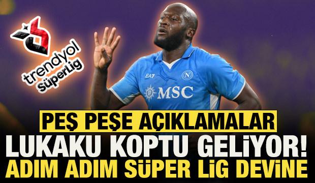 Koptu geliyor! Romelu Lukaku adım adım S&uuml;per Lig'e: Peş peşe a&ccedil;ıklamalar