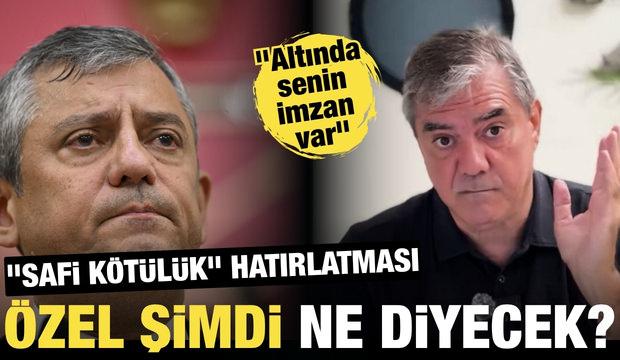 Yılmaz &Ouml;zdil: Kılı&ccedil;daroğlu'nun b&uuml;t&uuml;n g&uuml;nahlarında &Ouml;zel'in imzası var