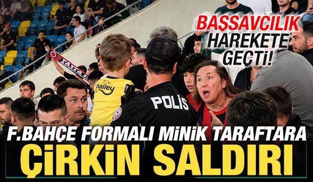 Ankara'da utan&ccedil; gecesi! Fenerbah&ccedil;e formalı minik taraftara &ccedil;irkin saldırı