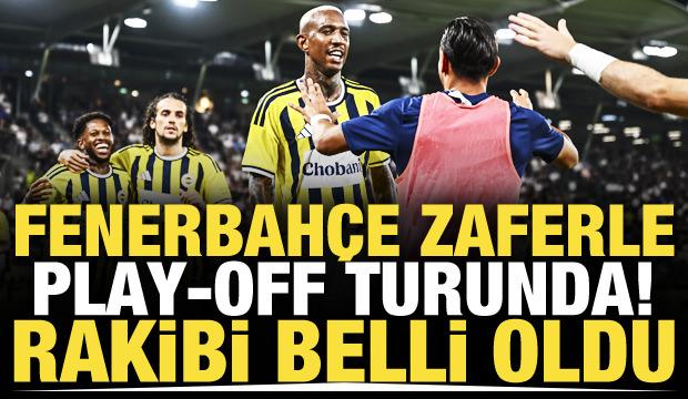 Fenerbah&ccedil;e zaferle play-off turunda! Rakibi belli oldu