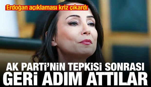 Erdoğan a&ccedil;ıklaması kriz &ccedil;ıkardı! AK Parti'den sert tepki, DEM Parti'den geri adım