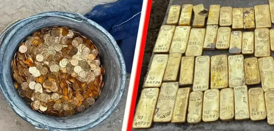 Tadilatta olan sıradan bir binaydı! İ&ccedil;inde 9 milyon avroluk altın &ccedil;ıktı