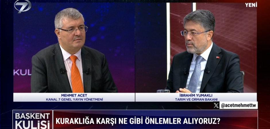 Bakanı Yumaklı'dan tarımsal &uuml;retimde tarihi rekor m&uuml;jdesi