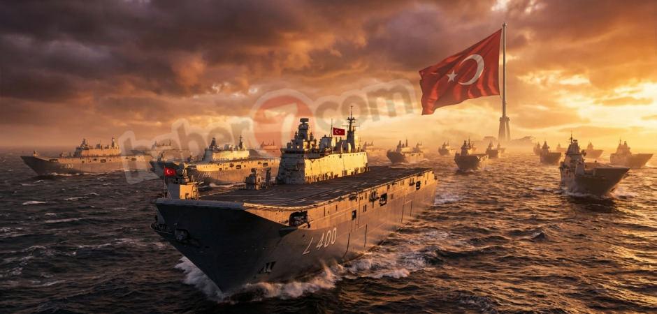 T&uuml;rk donanması 50 yeni savaş gemisiyle d&uuml;nyada ilk beşe ilerliyor