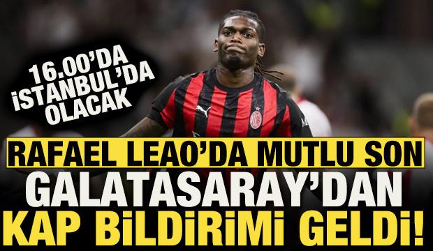 Galatasaray Rafael Leao'yu a&ccedil;ıkladı!