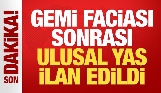 Girne'deki gemi faciası sonrası KKTC'de 3 g&uuml;nl&uuml;k ulusal yas ilan edildi!