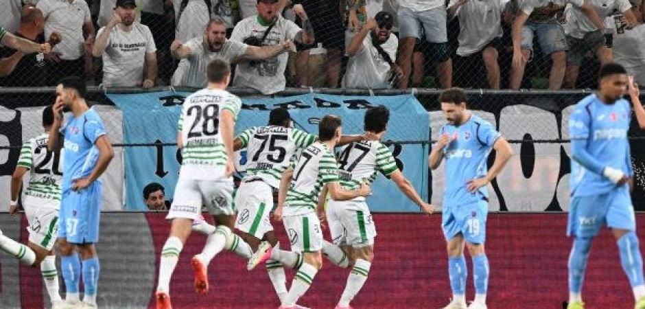Macaristan'da ağır yenilgi! 9 kişi kalan Fırtına Ferencvaros'a teslim