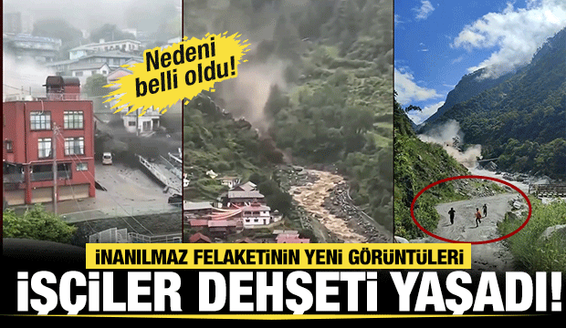 Nepal'deki sel felakatinin yeni g&ouml;r&uuml;nt&uuml;leri ortaya &ccedil;ıktı!