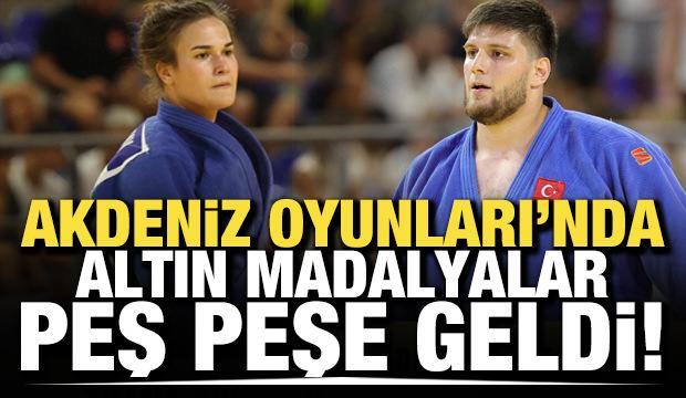 Akdeniz Oyunları'nda altın madalyalar peş peşe geldi