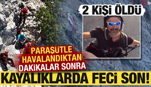 &Ouml;l&uuml;deniz'de paraş&uuml;t faciası: 2 kişi hayatını kaybetti!