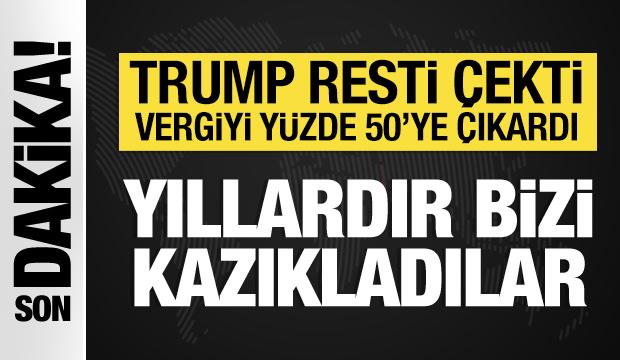 Trump'tan Kanada'ya yeni vergi hamlesi: Bizi yıllardır kazıkladılar