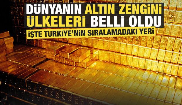 T&uuml;rkiye altın rezervinde İngiltere ve Suudi Arabistan'ı geride bıraktı