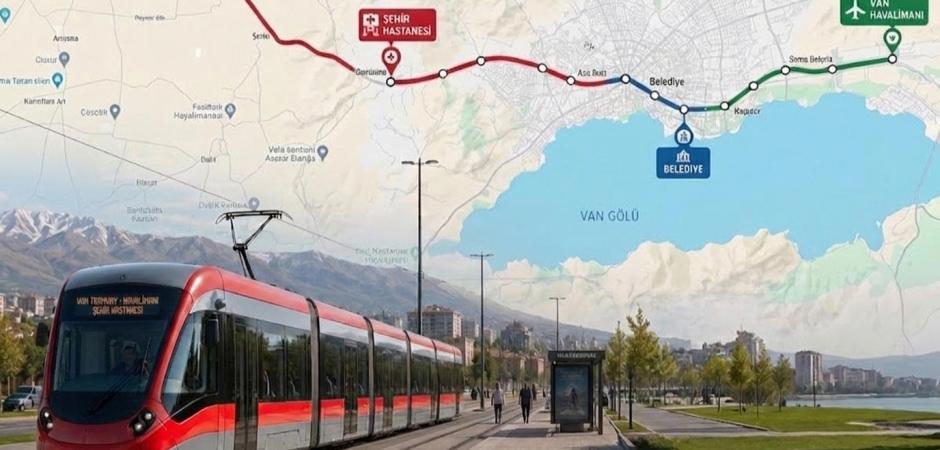 Dev ulaşım projesi i&ccedil;in d&uuml;ğmeye basıldı! Doğu ilimize tramvay geliyor