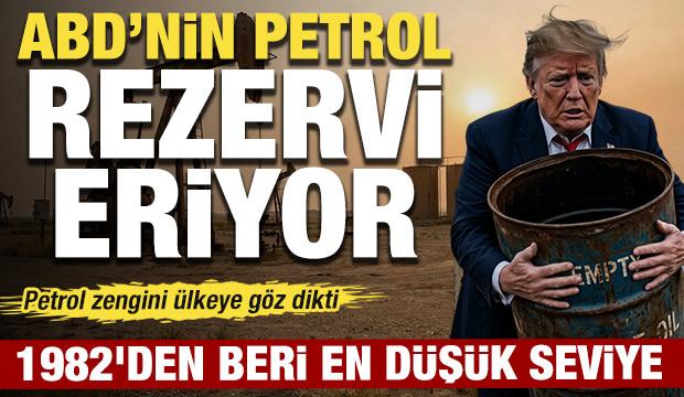 ABD&rsquo;nin petrol rezervi eriyor: Trump'ın g&ouml;z&uuml; Venezuela'da: 1982'den beri en d&uuml;ş&uuml;k seviye