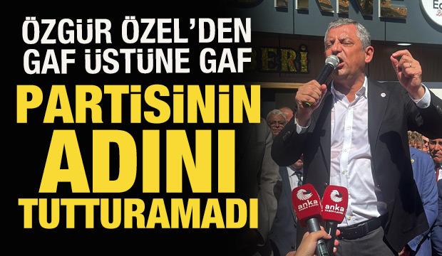  &Ouml;zg&uuml;r &Ouml;zel'den peş peşe gaflar: Eski partisi CHP dedi, ardından İYİ Parti dedi
