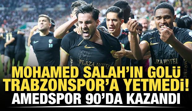 Salah'ın gol&uuml; yetmedi! Amedspor, Trabzonspor'u 90'da devirdi