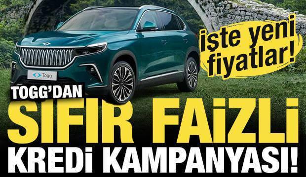 Togg'a &ouml;zel finansman kampanyası!