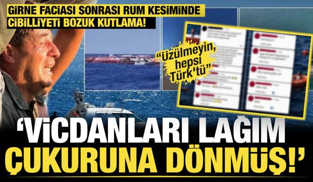 Vicdanları lağım &ccedil;ukuruna d&ouml;nm&uuml;ş: Rum kesiminde cibilliyeti bozuk kutlama! 