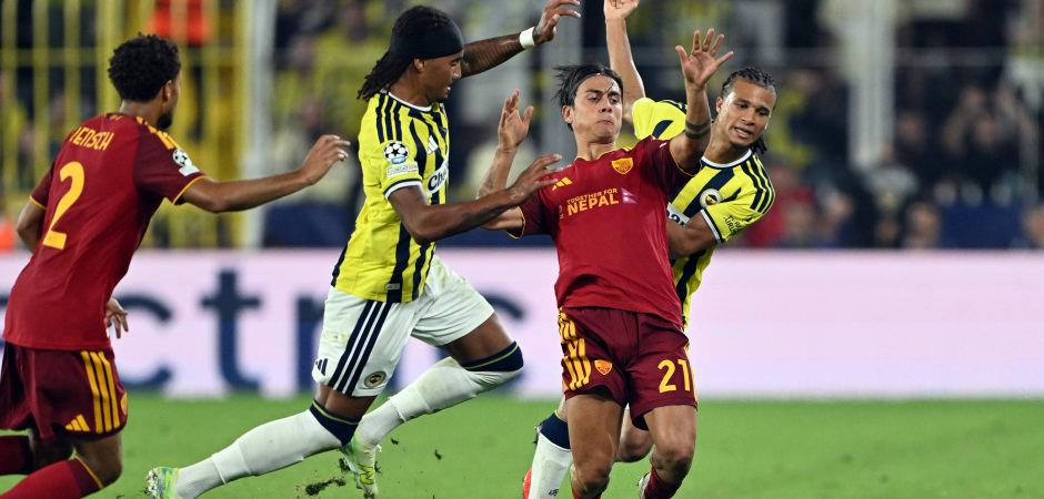 Devler Ligi'nde 18 yıl sonra ilk ma&ccedil;! Fenerbah&ccedil;e, Roma'yı elinden ka&ccedil;ırdı