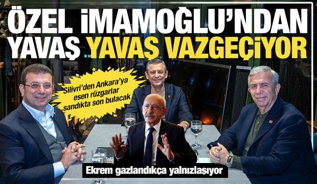 İmamoğlu ve &Ouml;zel arasındaki soğuk r&uuml;zgarlar Mansur Yavaş&rsquo;a doğru esiyor