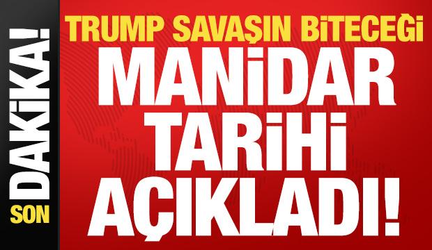 Son dakika: Trump'tan ilgin&ccedil; a&ccedil;ıklama! Savaşın biteceği manidar tarihi a&ccedil;ıkladı...