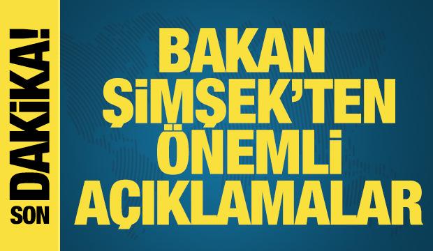 Bakan Şimşek'ten enflasyon a&ccedil;ıklaması!