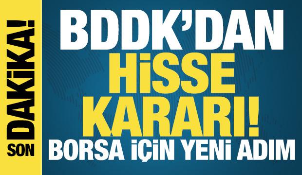 BDDK'dan Borsa i&ccedil;in yeni adım! Bankaların hisse geri alımlarına kolaylık getirdi