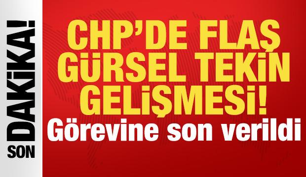 Son dakika... CHP'de flaş G&uuml;rsel Tekin gelişmesi: G&ouml;revine son verildi