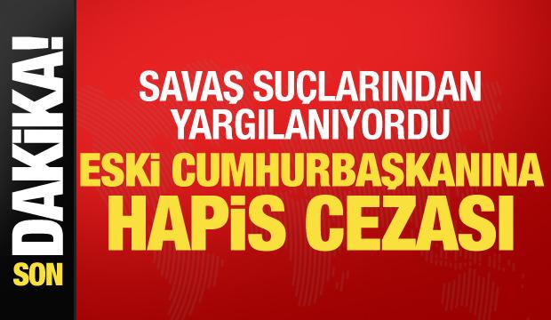 Son dakika... Kosova eski Cumhurbaşkanı Haşim Tha&ccedil;i'ye 25 yıl hapis cezası