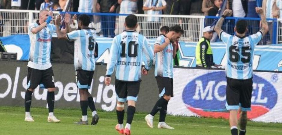 Dadaşlar evinde g&uuml;ld&uuml;! Erzurumspor FK Samsunspor'u tek golle yıktı