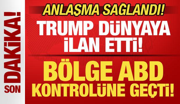 Trump t&uuml;m d&uuml;nyaya ilan etti! ABD, Danimarka ve Gr&ouml;nland ile anlaştı! ABD kontrol&uuml;ne ge&ccedil;ti