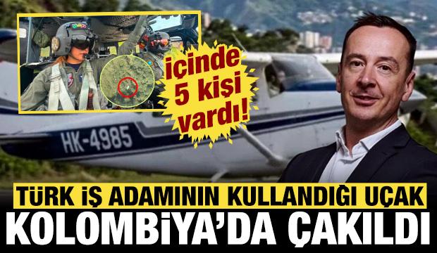T&uuml;rk iş insanının kullandığı u&ccedil;ak dağa &ccedil;akıldı! İ&ccedil;inde 5 kişi vardı