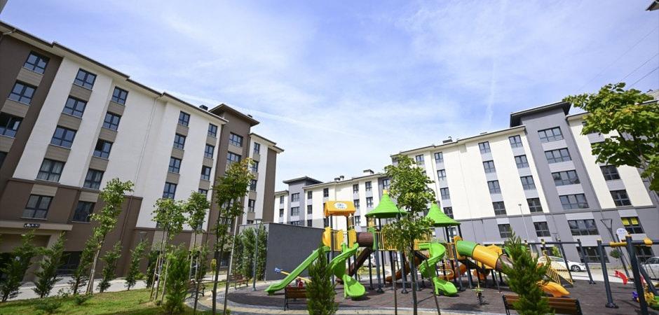 "Kiralık Sosyal Konut Projesi"nde İstanbul'daki &ouml;rnek daireler tanıtıldı