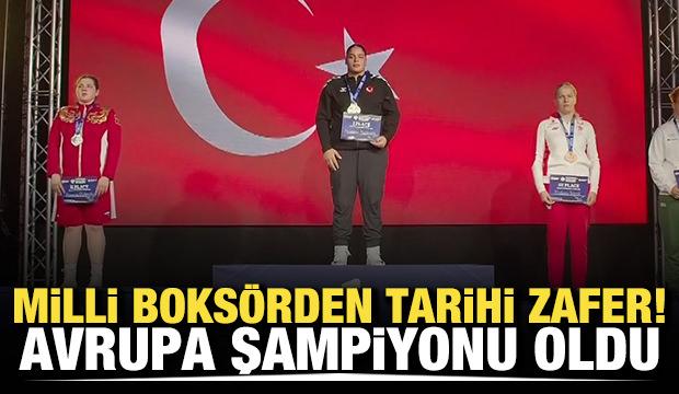 Milli boks&ouml;rden tarihi zafer! Avrupa şampiyonu oldu