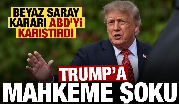 Trump'a mahkeme şoku! &ldquo;Yasakladım&rdquo; dedi, ortalık karıştı